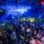 A number of people in a night club during an event